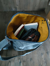 Carica l'immagine nel visualizzatore di Gallery, Zaino convertibile extra large, borsa a tracolla, borsa di canvas, borsa a spalla, portacomputer