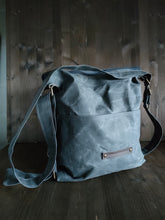 Carica l'immagine nel visualizzatore di Gallery, Zaino convertibile extra large, borsa a tracolla, borsa di canvas, borsa a spalla, portacomputer