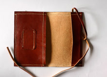 Load image into Gallery viewer, Leather tobacco pouch, handmade tobacco case in Italian leather