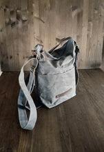 Load image into Gallery viewer, Convertible backpack purse, crossbody bag, convertible canvas bag
