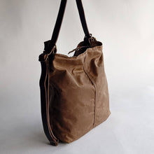 Load image into Gallery viewer, Crossbody bags for women, convertible backpack purse, canvas satchel, canvas crossbody bag
