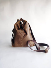 Load image into Gallery viewer, Crossbody bags for women, convertible backpack purse, canvas satchel, canvas crossbody bag
